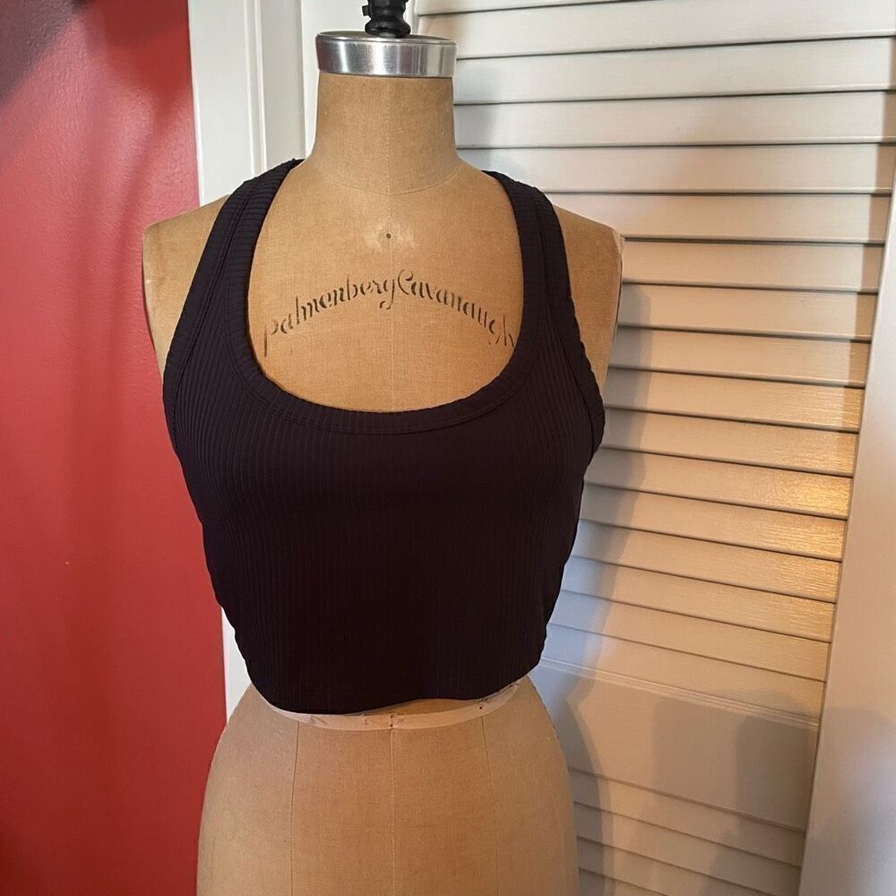 ALL IN MOTION | black athletic sports bra tank M